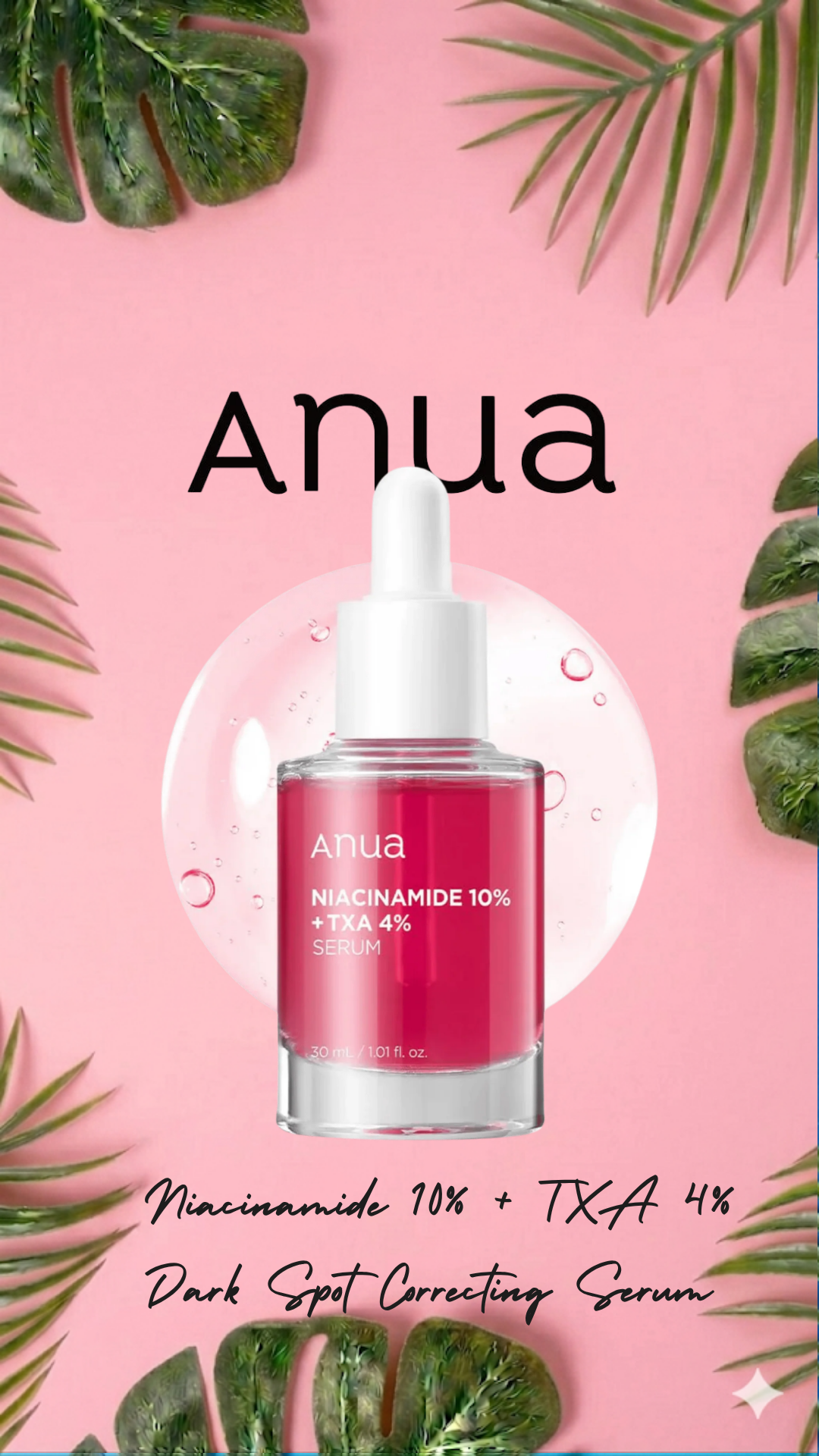 Anua Niacinamide 10% + TXA 4% Dark Spot Correcting Serum