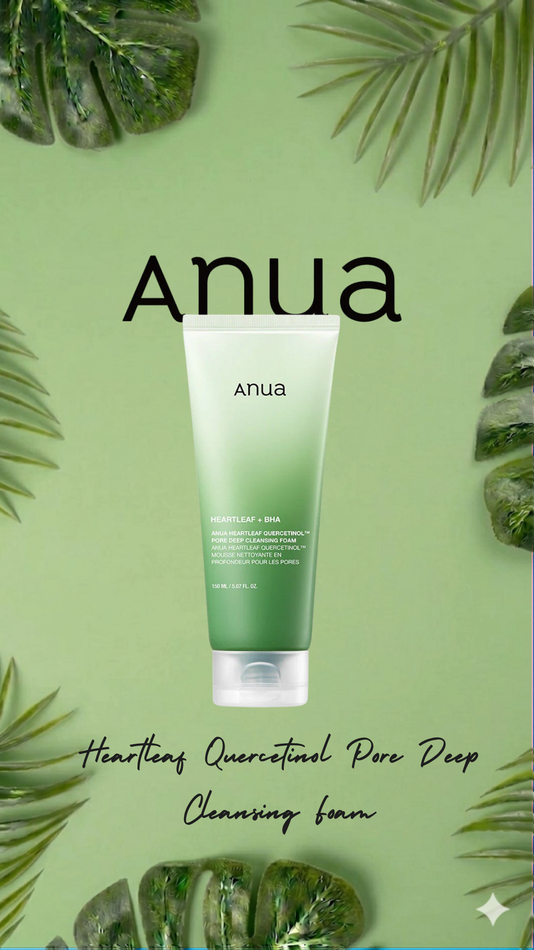 Anua Heartleaf Quercetinol Pore Deep Cleansing Foam