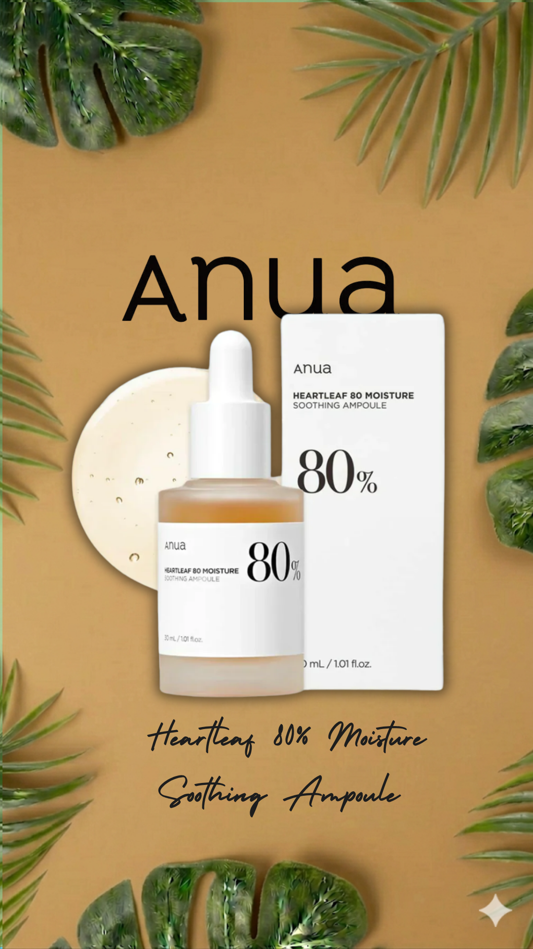 Anua Heartleaf 80% Moisture Soothing Ampoul